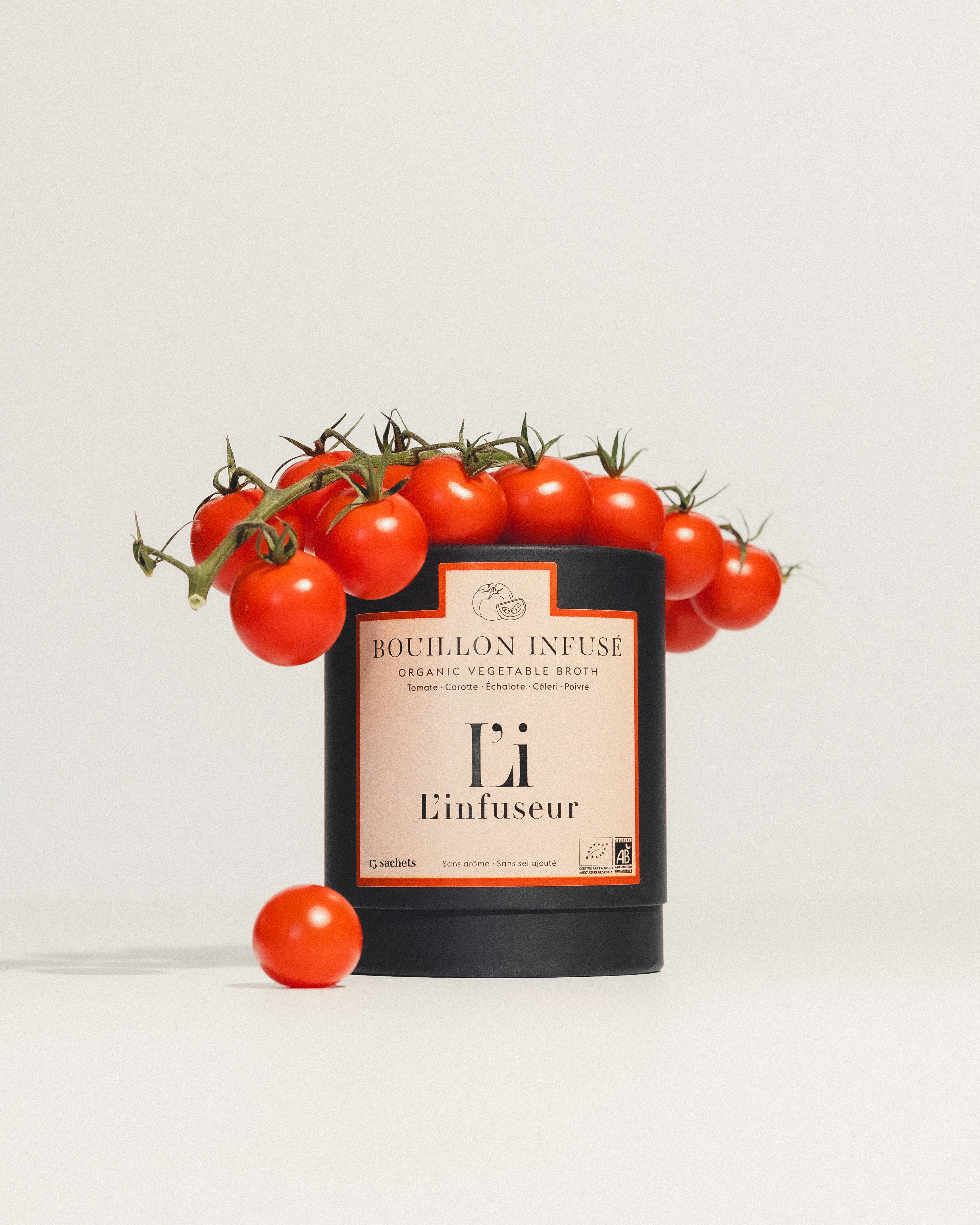 L'INFUSEUR - Vendita all'ingrosso Tisane salutari e depurative - Brodo biologico infuso con pomodoro e sedano1