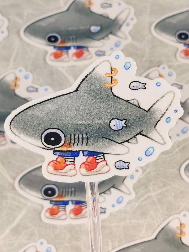 Autocollant Requin Sneakerhead pour la vente par Hokeii Pokeii