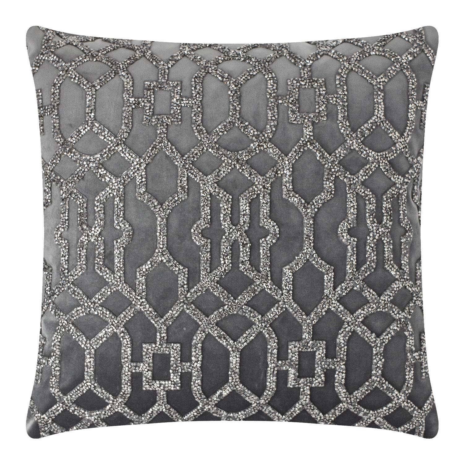 Sparkles Home - Vente Coussin décoratif - Coussin Lattice en strass1