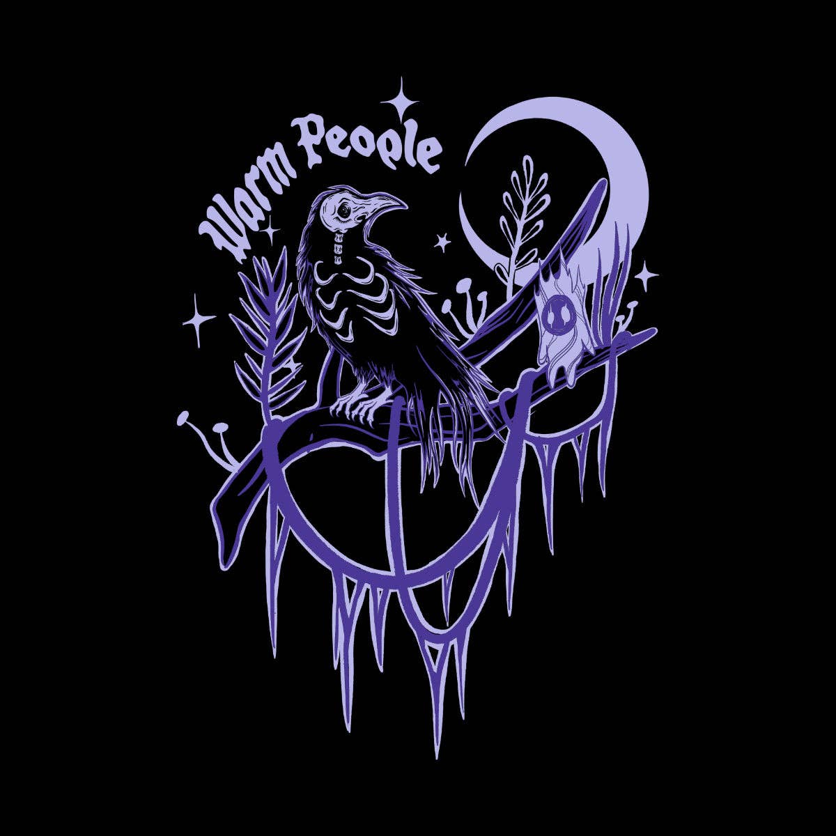 Warm People - Wholesale T-Shirt (Graphic) - Unisex - Black Forest - Witch T-Shirt3