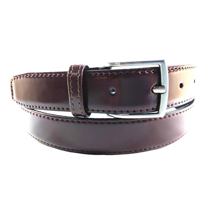 GLÄNSANDE LÄDERBÄLTE I 3 CM BRETT MED NICKELSPÄNNE för wholesale av Creaciones Corpas