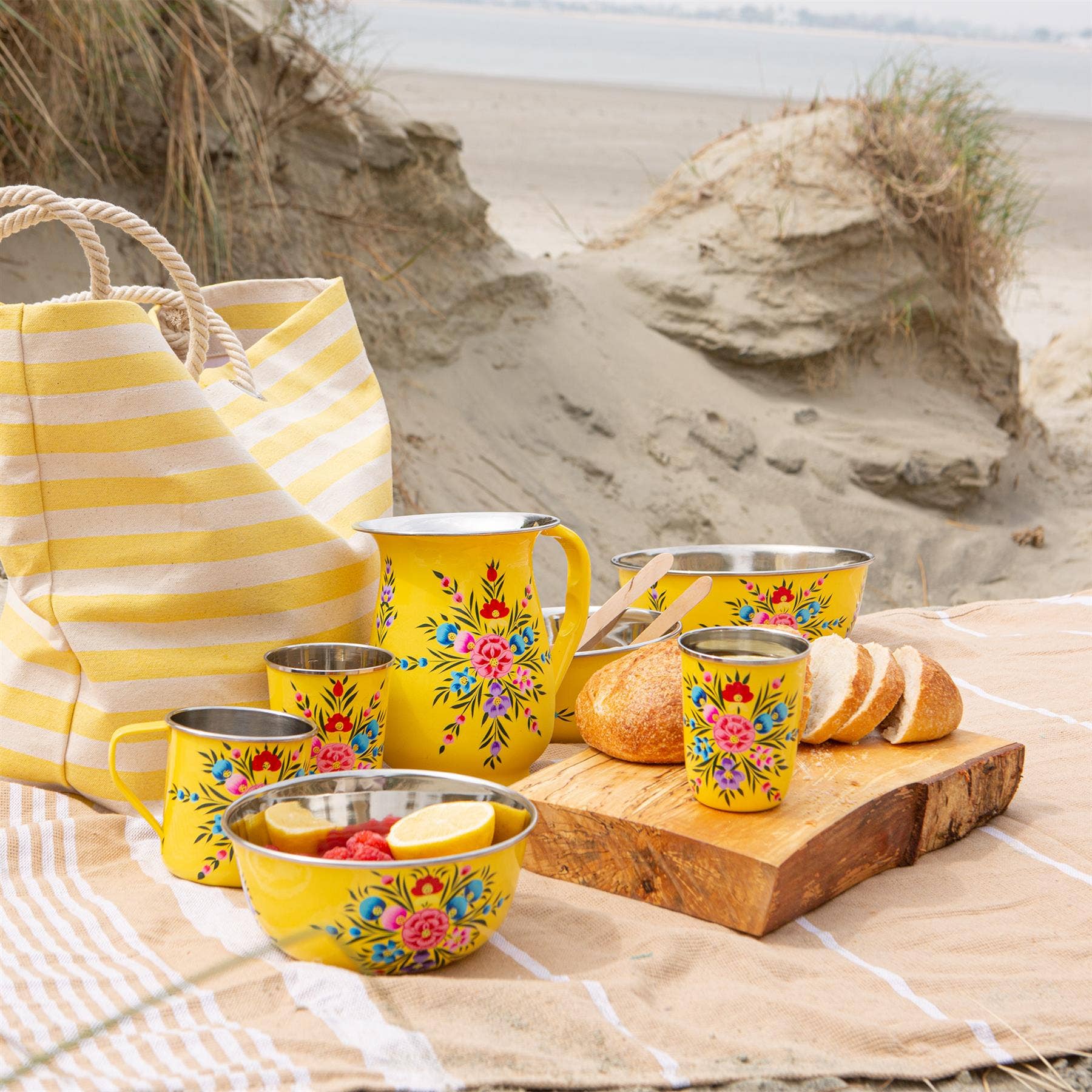 Rinkit Ltd – Tigela por atacado – Pansy Taça Piquenique Aço Inoxidável 16.5cm - By BillyCan9