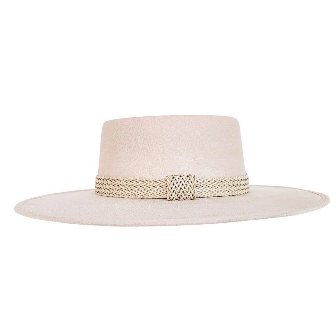 Beige LALA Women's Telescope Crown Hat for wholesale on Faire2