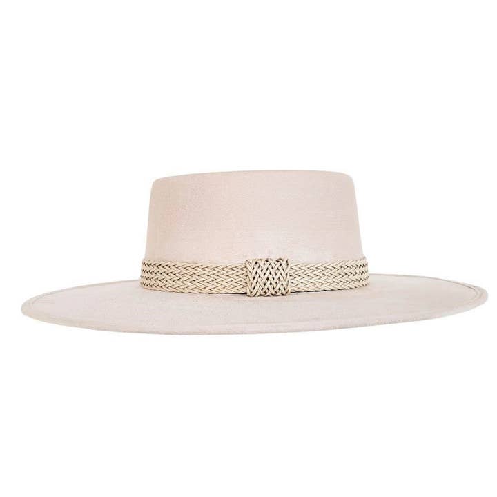 Beige LALA Women's Telescope Crown Hat for wholesale on Faire2