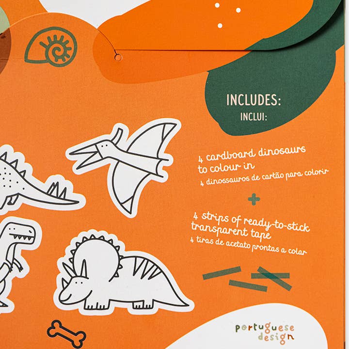 Edicare Editora, Lda. - Wholesale Coloring Book - Kids & Baby - DINOS TO COLOUR IN1