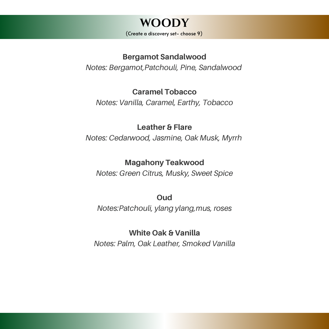 Dreamy Gallery Candle Co – wholesale Travel candles – Discovery Set: 6 scented 2 oz candles5