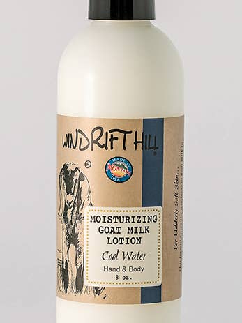 Cool Water | Loção de leite de cabra por atacado de Windrift Hill Goat Milk Skincare