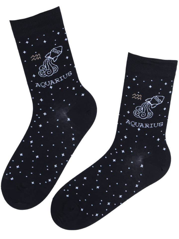 Aquarius Constellation Socks for Astrology Enthusiasts for wholesale by Sokisahtel I BestSockDrawer