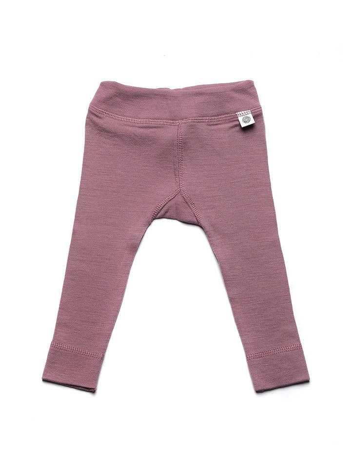 Lille Barn - Wholesale Pants - Baby - Woolen Baby Pants - Merino Wool - Grape Shake1