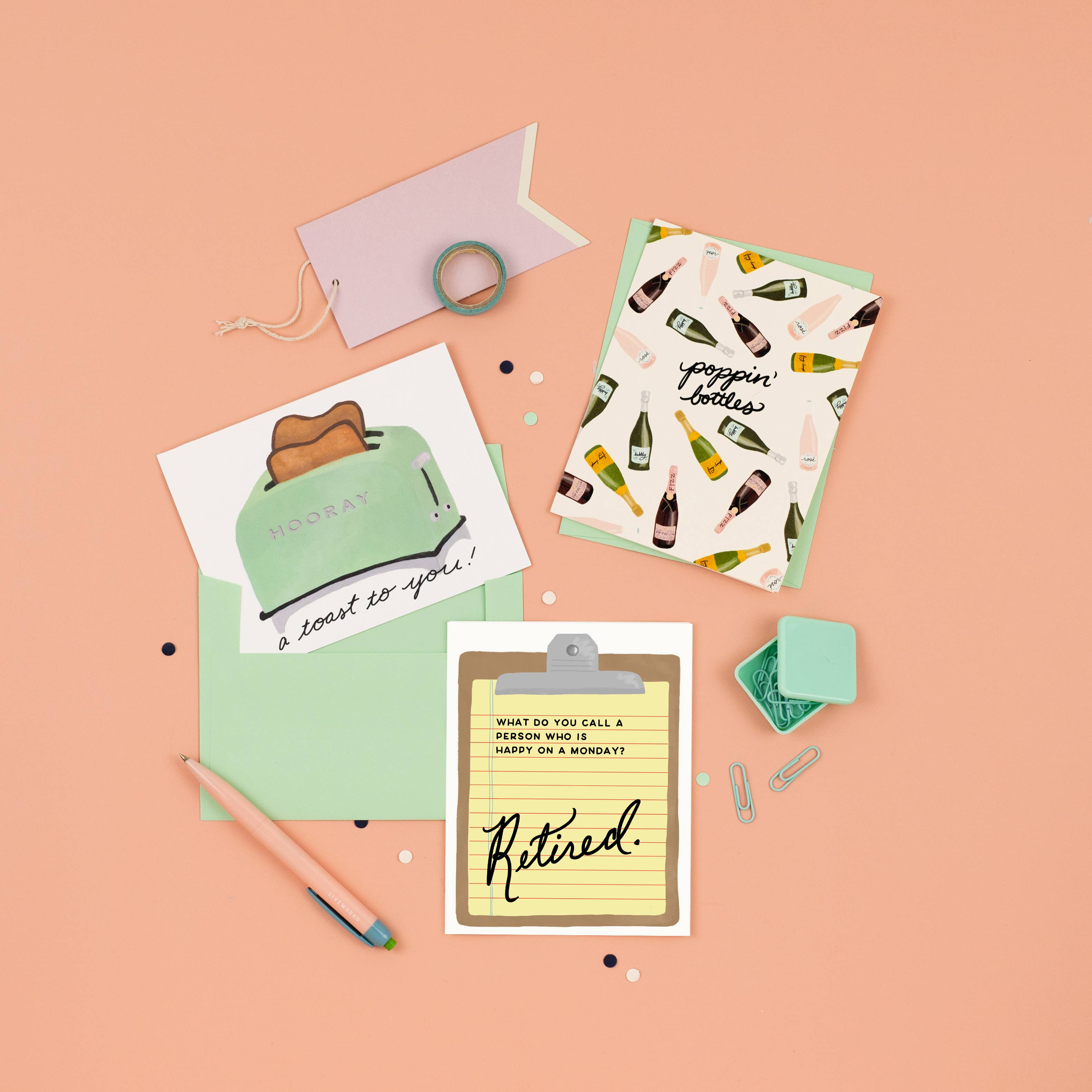 Slightly Stationery - Wholesale Congratulations Card - Retired Card | Congratulations on Retirement Card1