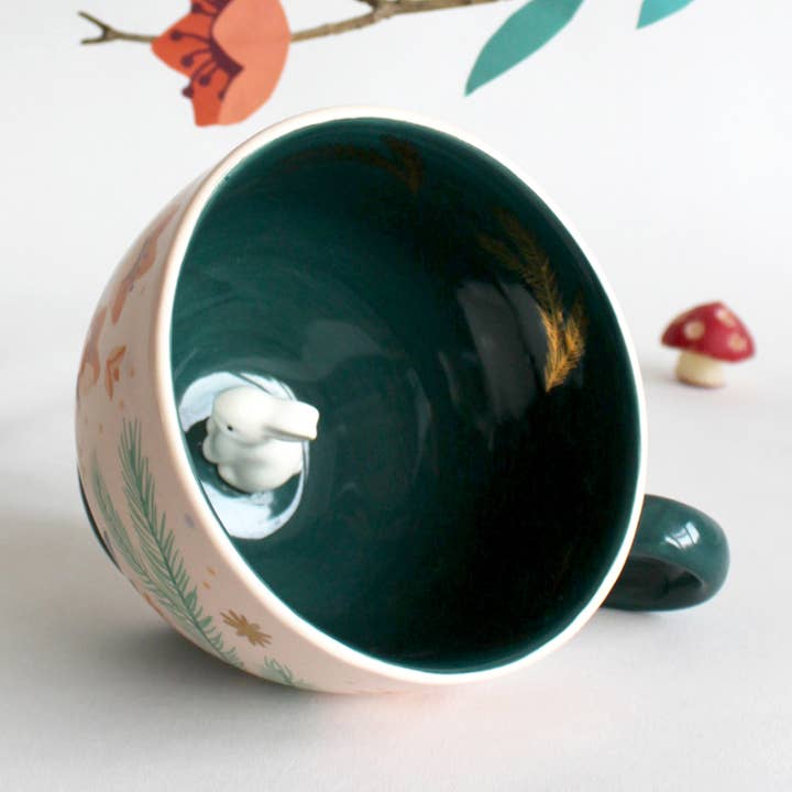 Secret Garden theekop met konijn voor wholesale door House of Disaster