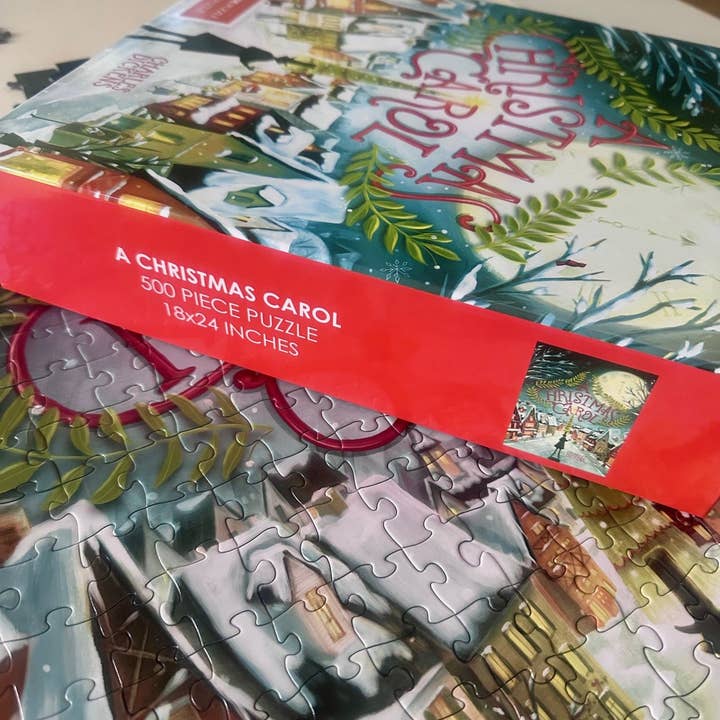 Bookworm Puzzle - Wholesale Puzzle - Adult - NEW! A CHRISTMAS CAROL -500 PIECE JIGSAW PUZZLE8