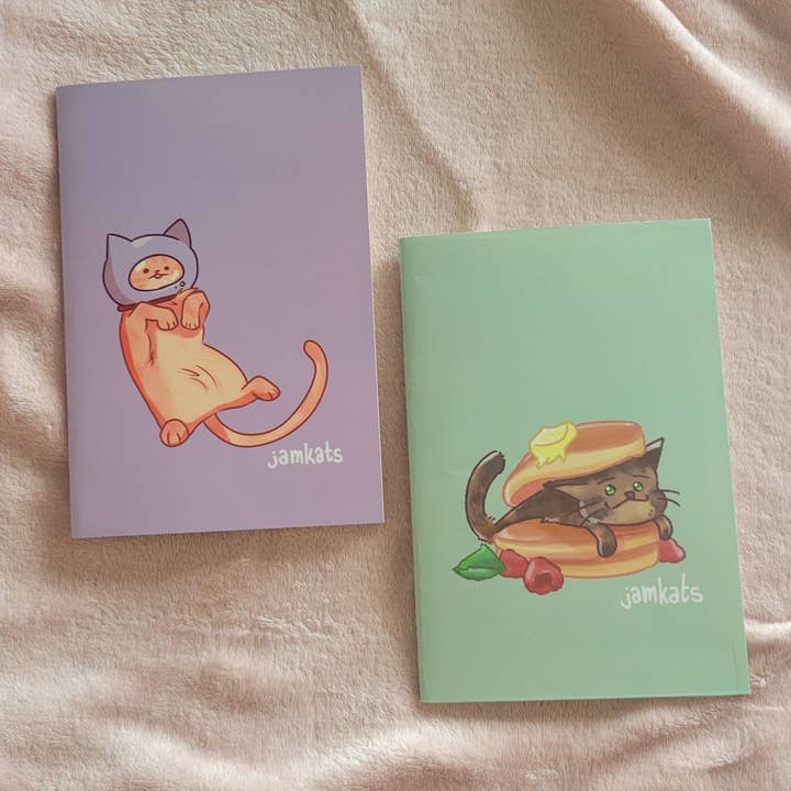 JamKats - Wholesale Notebook - A5 Grid Notebook