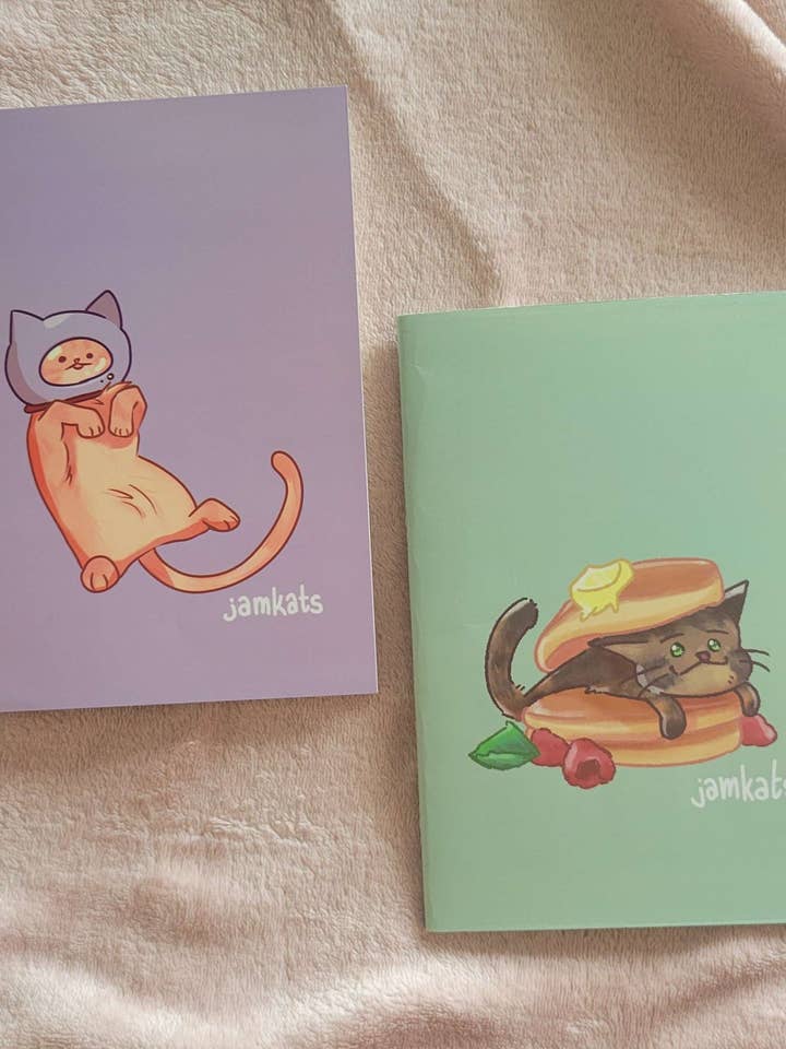 A5 Grid Notebook for wholesale by JamKats