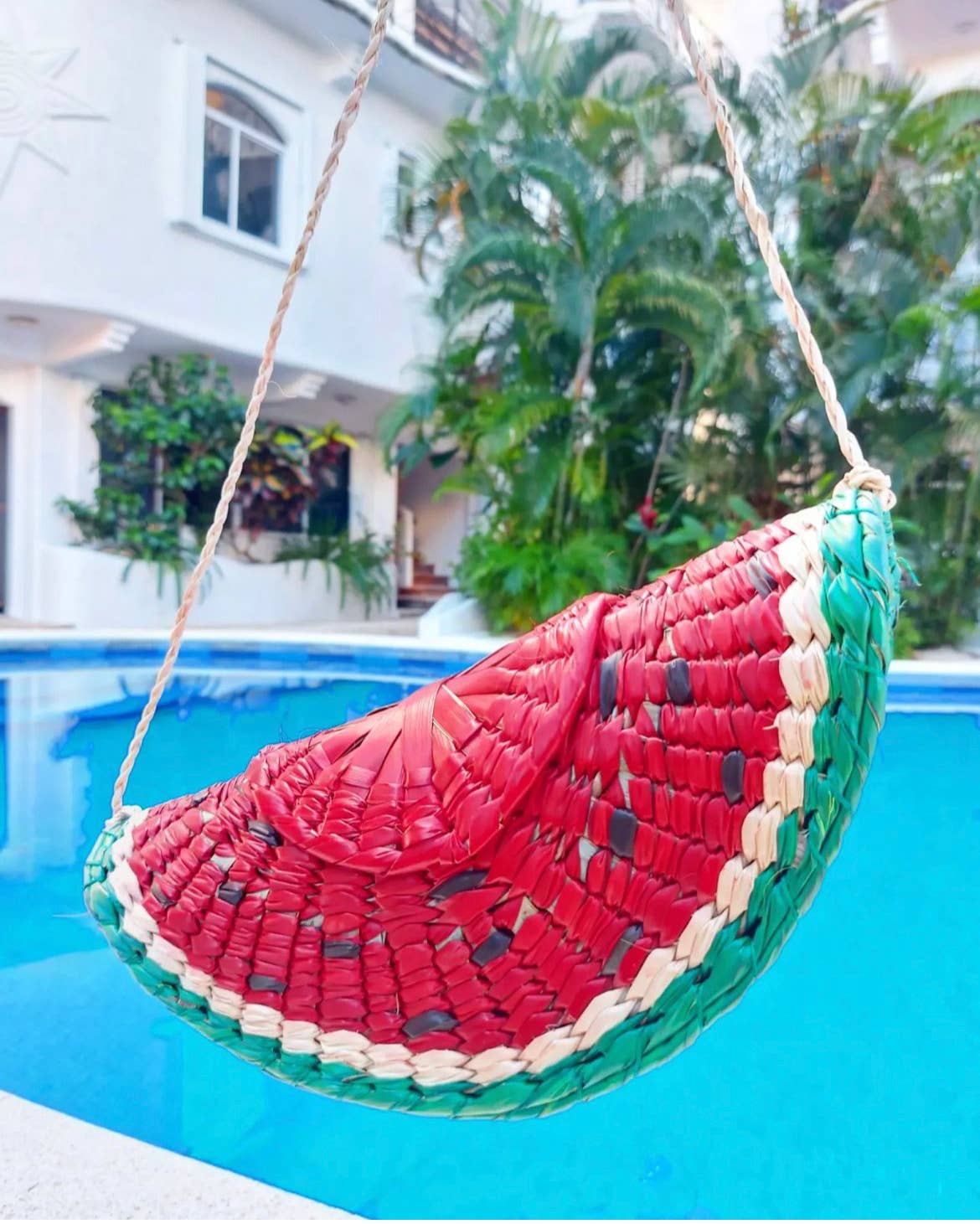 The Faria - Venta al por mayor Bolsa de playa - Bolso de paja de sandía / Bolso de sandía4