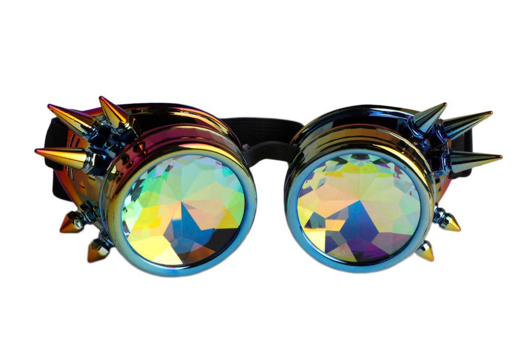 Western Fashion – Großhandel Sonnenbrille – Damen – 68747 - Steampunk-Kaleidoskop-Brille - Psychedelic11