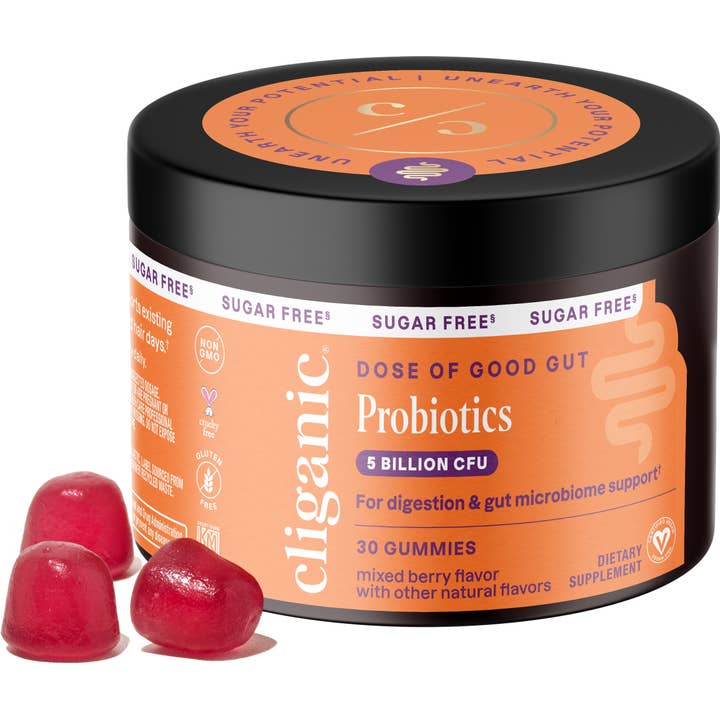 Cliganic - Wholesale Oral Supplement/Vitamin - Sugar-Free Probiotics Gummies