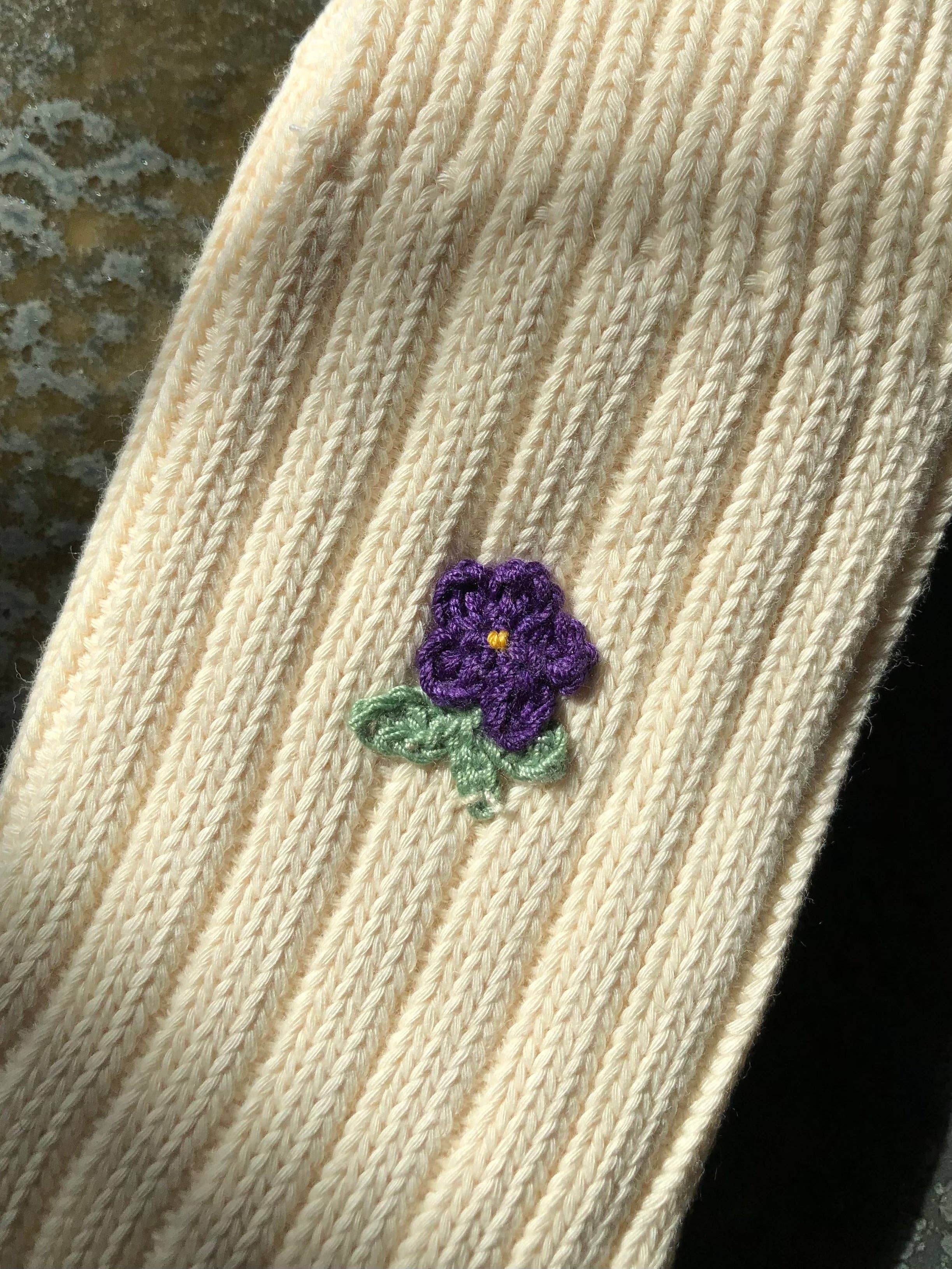 Billy Bamboo - Vendita all'ingrosso Calzini - Donna - CALZINI ROSA CAMPO UNCINETTO2