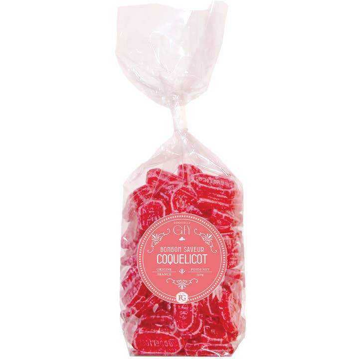 Bonbons Au Coquelicot 150 g - Demoiselle GEY - 77852 pour la vente par Maison RGEY