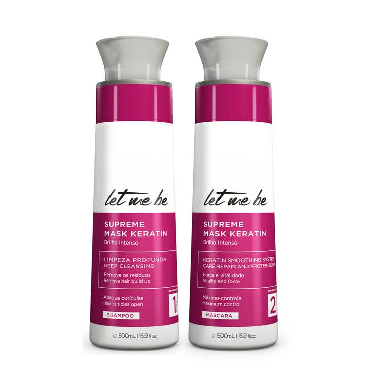 Supreme Smoothing Kit Keratin Mask | 2x500ml for wholesale by LET ME BE