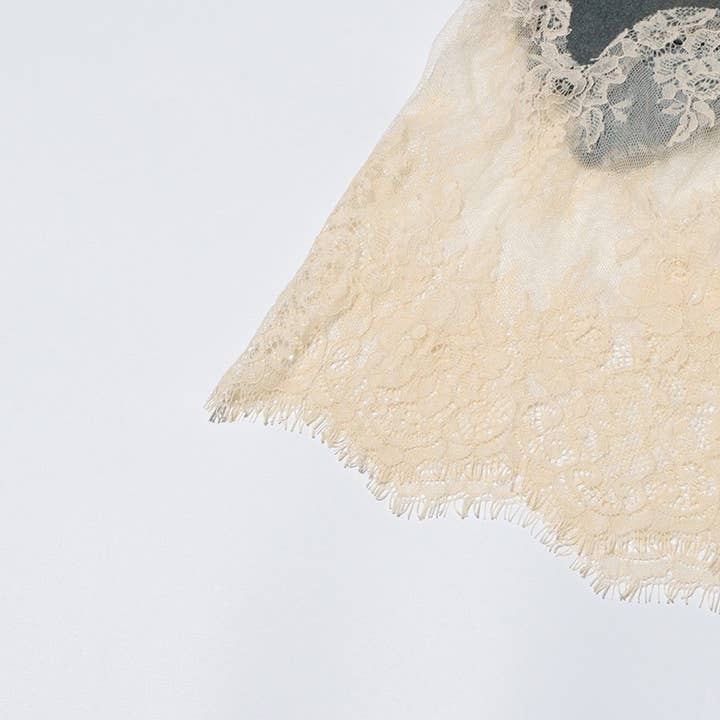 Multi Colored SET8-1 Sexy Lace Suspender Top & Denim Shorts Set for wholesale on Faire17