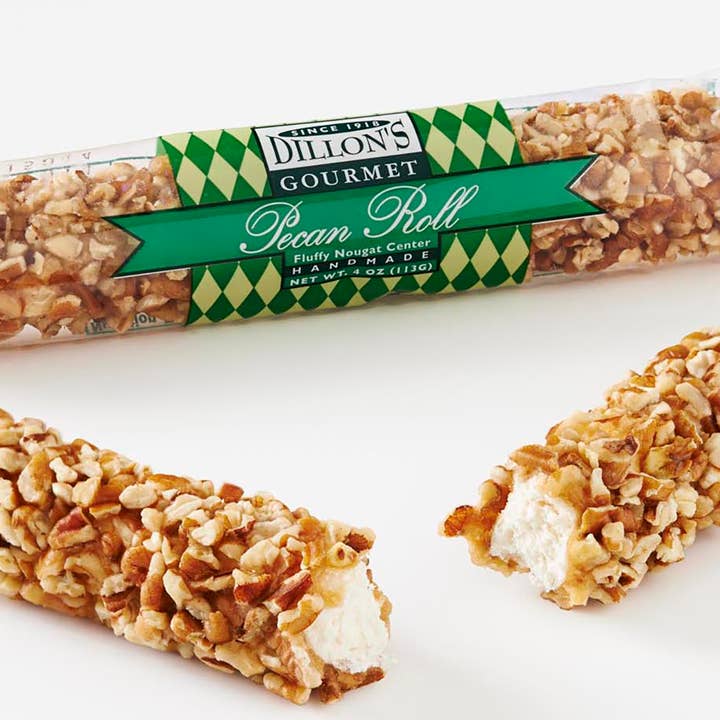Dillon Candy Company - Wholesale Nougat - Pecan Log Roll, 4 oz.