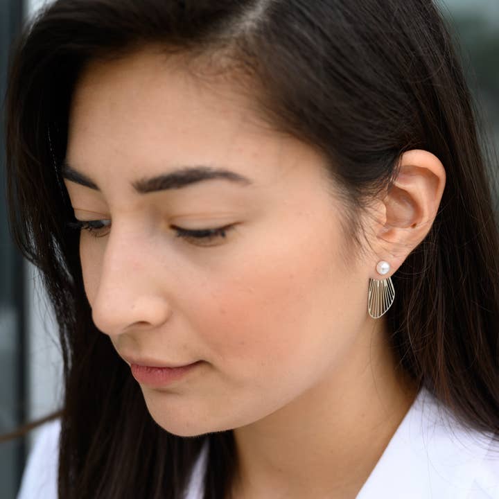 Birch Jewellery – wholesale Ear jackets/climbers – Wing Ear Jackets