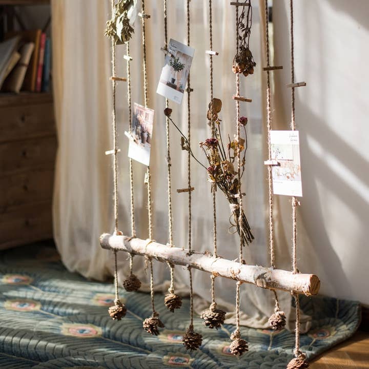 Rustic Reach - Wholesale Plate Hanger - Birch Wood Photo Wall Hanger