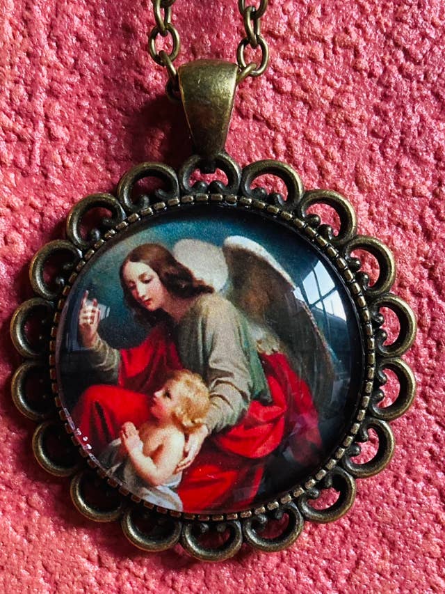 Angel, Angel necklace, Guardian angel for wholesale by Elysium Pendants