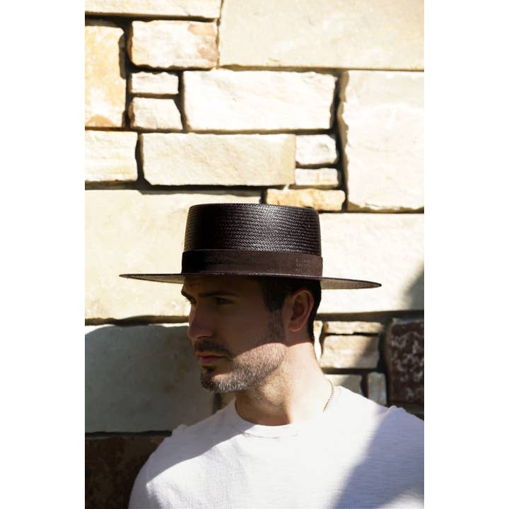 Americo Hat Company - Venta al por mayor Sombrero de paja - Unisex - Bolero de paja Panamá 'Lorenzo'3