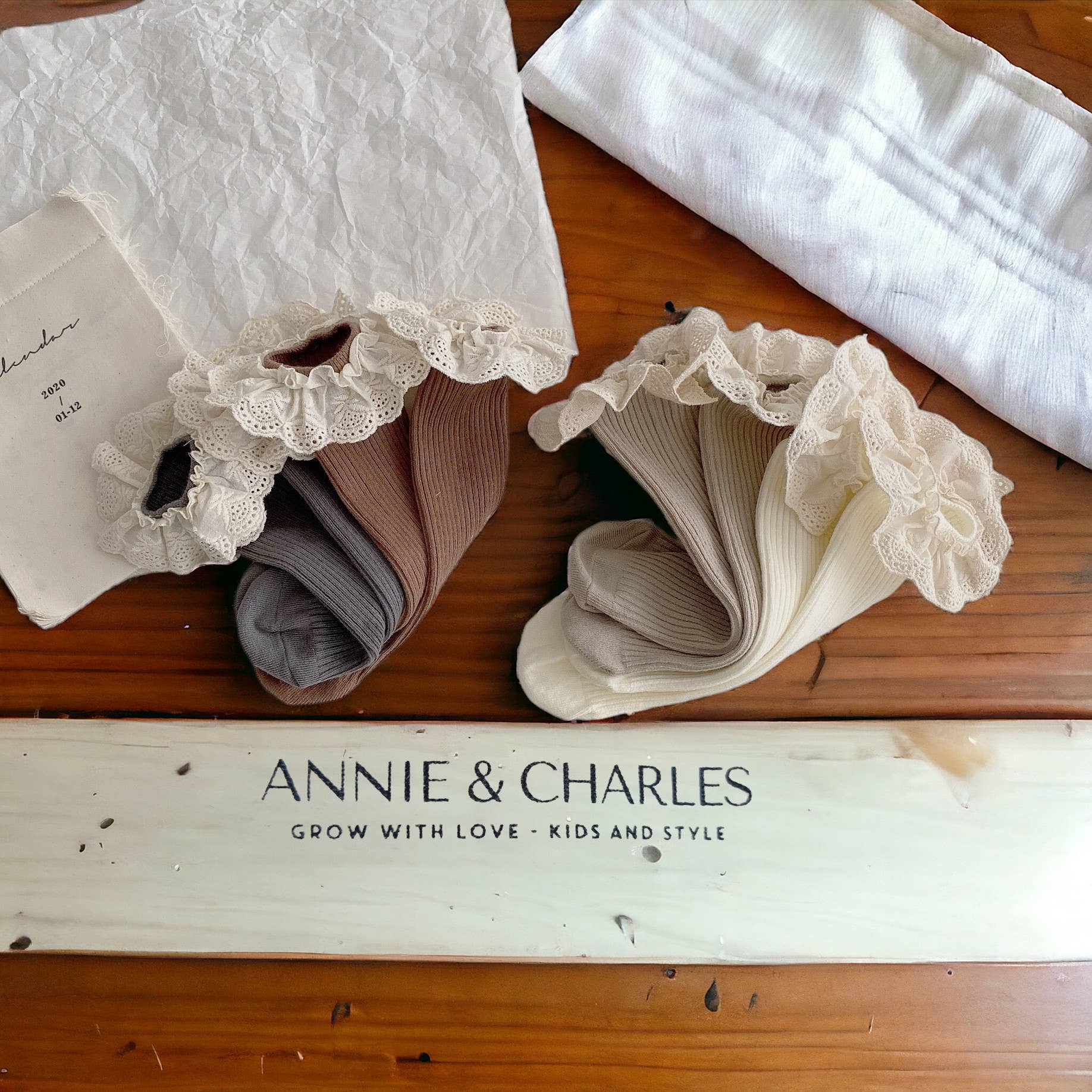 Annie & Charles - Wholesale Socks - Kids & Baby - Annie & Charles® Ruffle Socks10