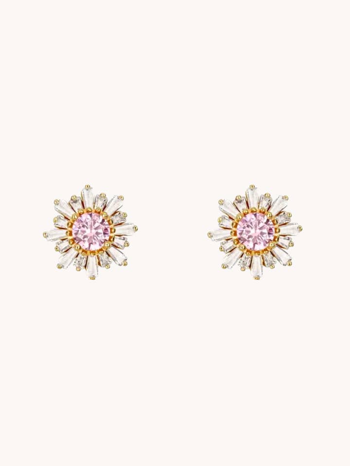 Snowflake Gold Earrings Holiday Jewelry Christmas Bestseller for wholesale by Gratinsta