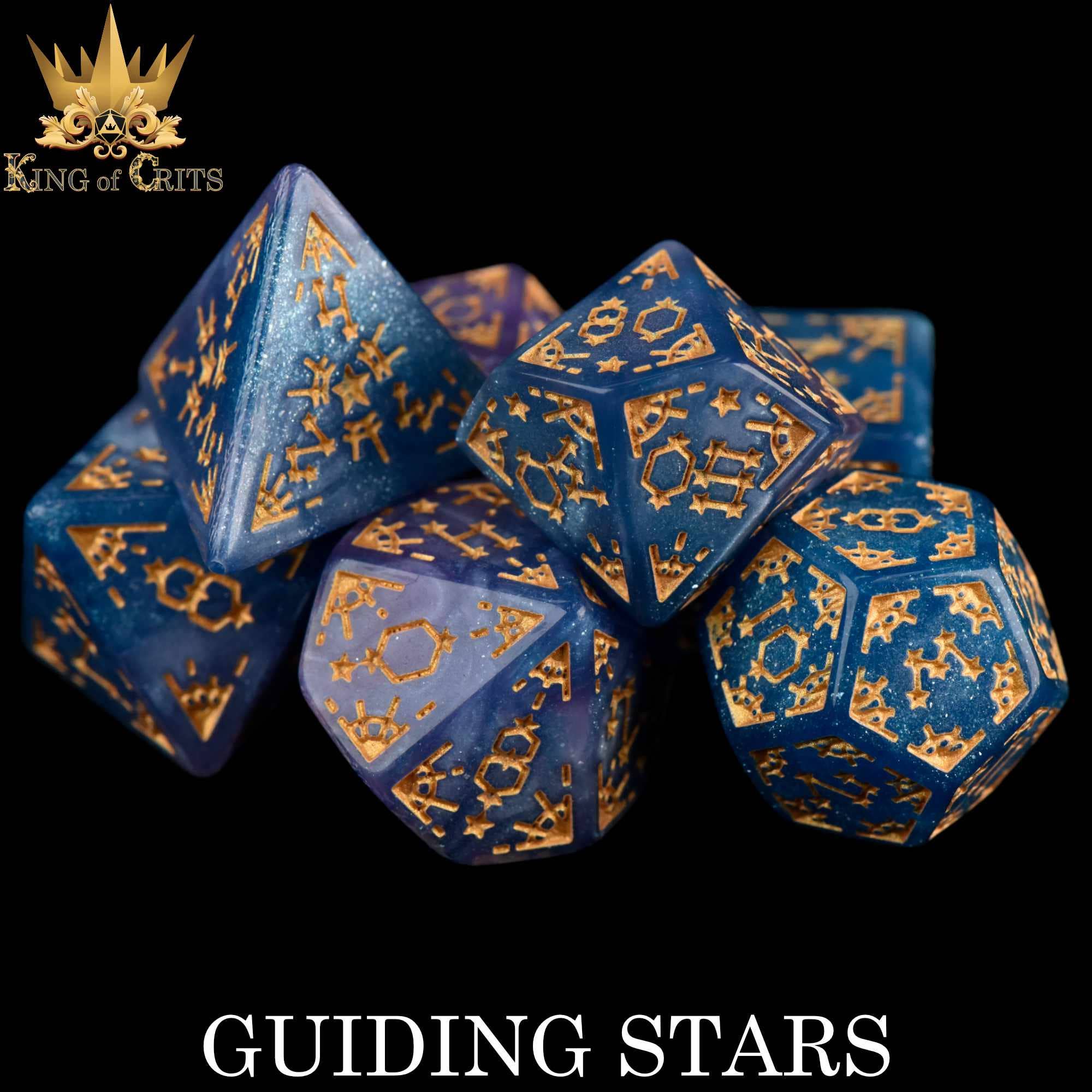 DNDDICE.COM - Wholesale Dice - Guiding Stars - 7 Dice Set4