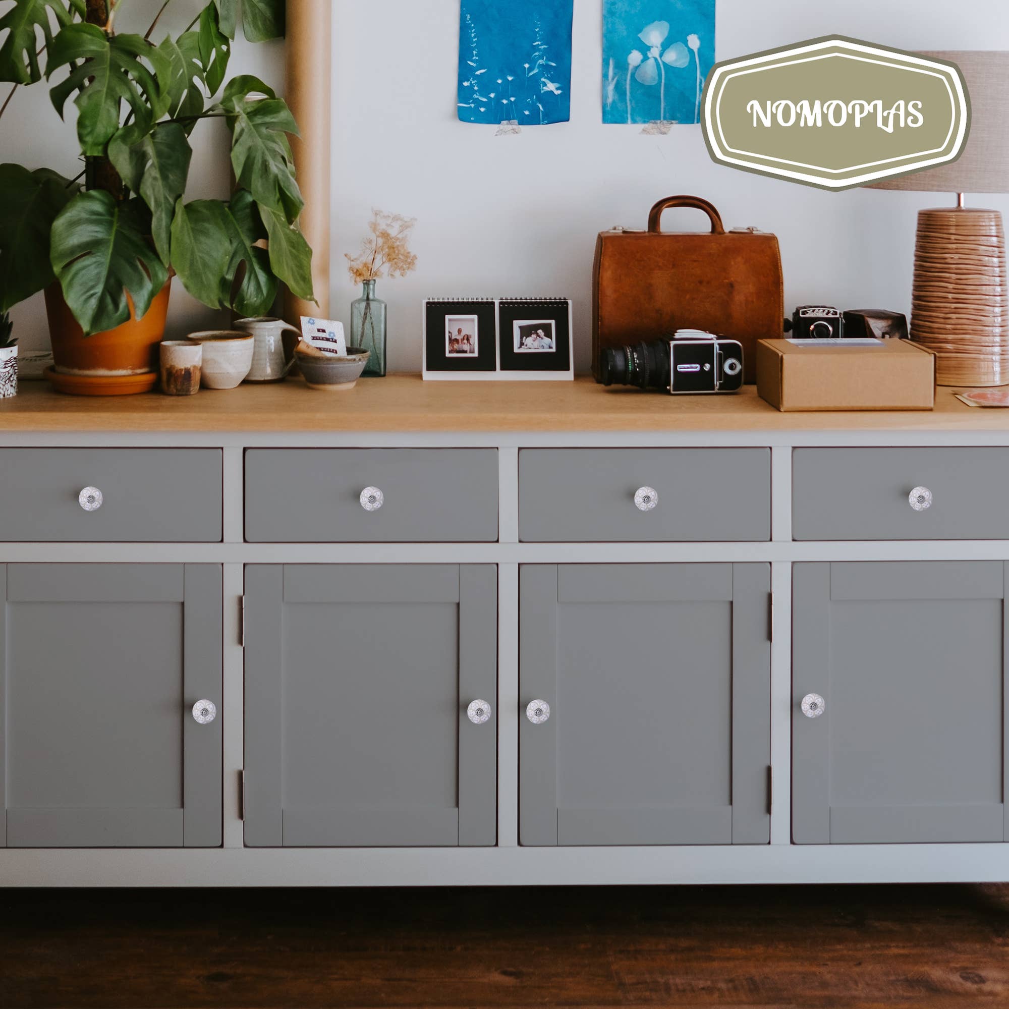 LuxeDesigns Co LLC - Wholesale Knob/Pull - 12 Ceramic Cabinet Knobs Pulls for Kitchen Dresser Bathroom5