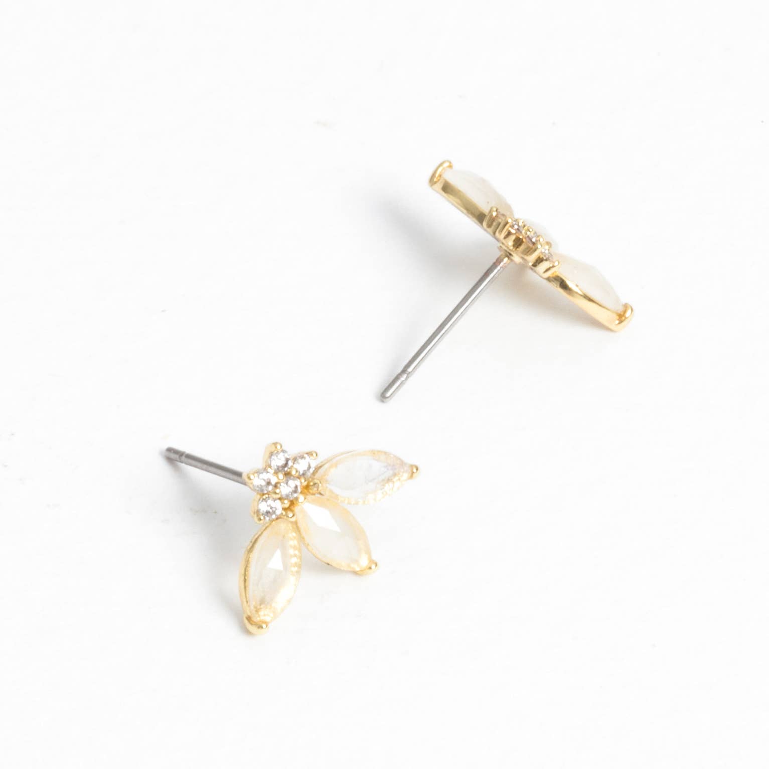 Heilo Jewelry - Wholesale Stud/Post Earrings - Nicole Earrings- Moonstone1