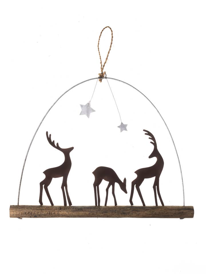 Rama de Ciervos Pastando para venta al por mayor de Shoeless Joe Ltd