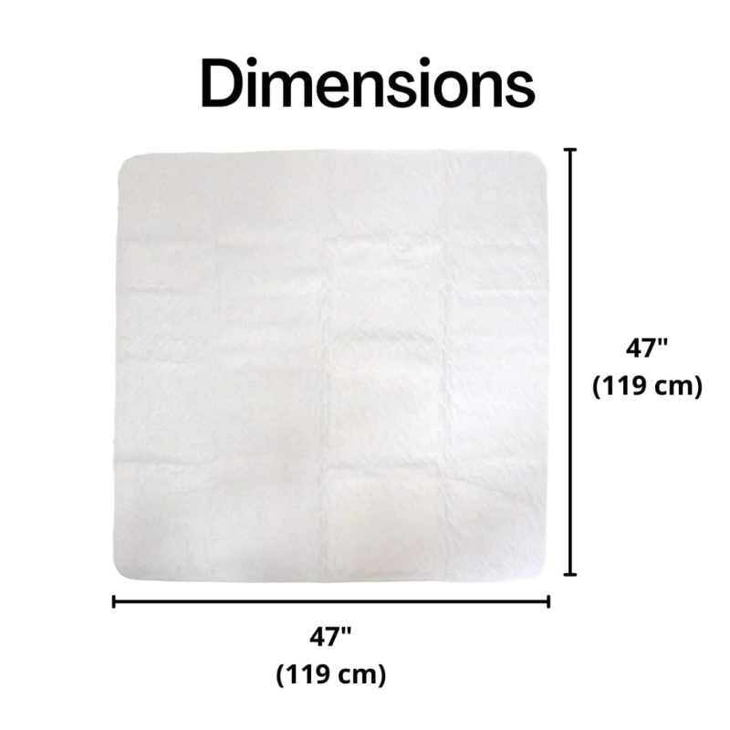 Midlee Designs – wholesale Pet pee pad – Dog – 47" x 47" Dog Pee Pad - Pack of 2 - Washable & Reusable2