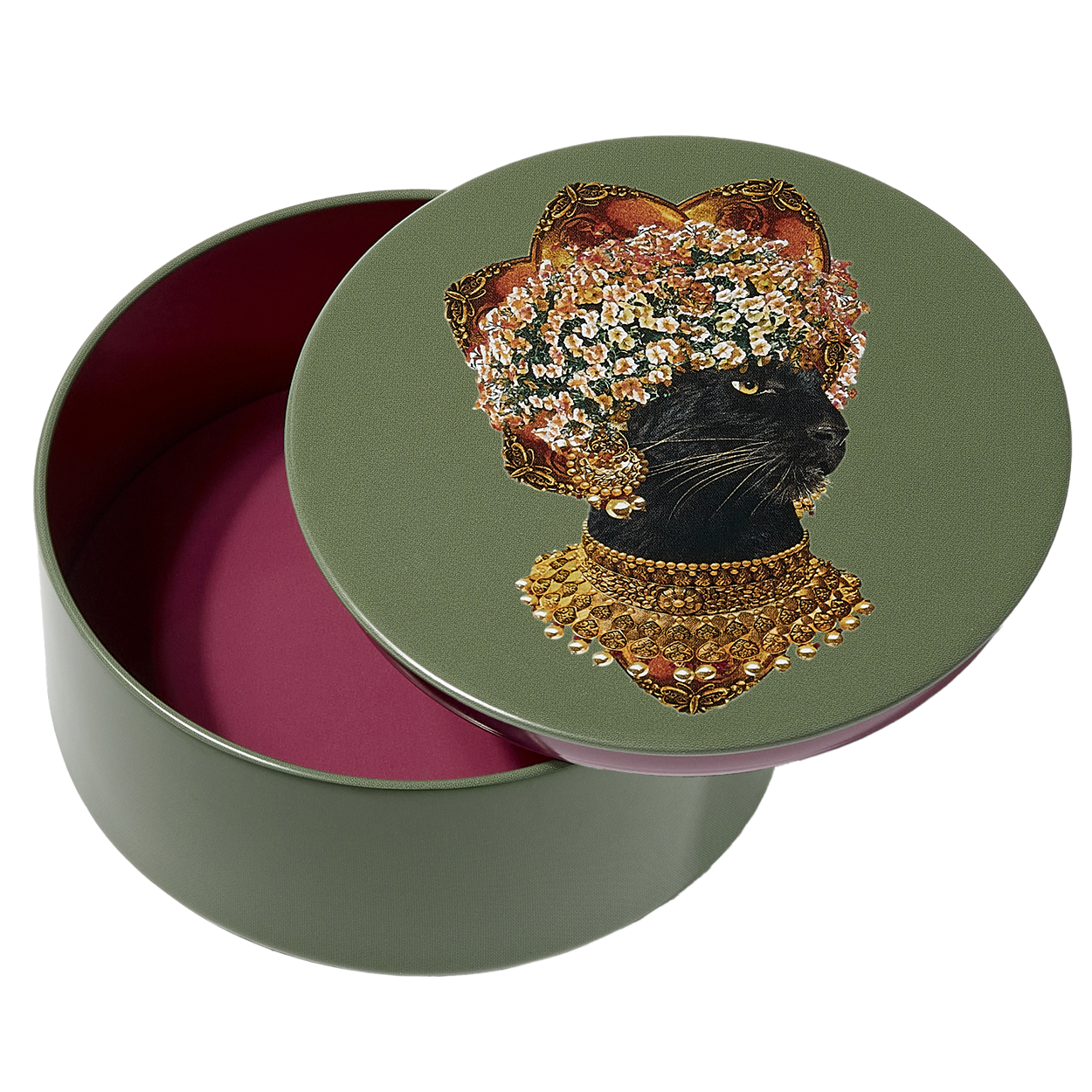 Gangzaï Design - Wholesale Decorative Tray - Boîte ronde Baghera1