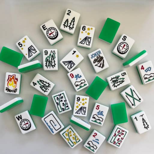 Luxe Mahjong - Wholesale Board Game - Wilderness Mahjong Set - Great for Families