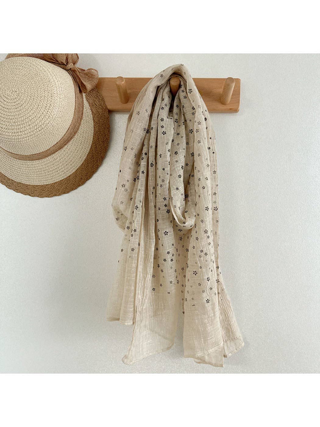 Funkyrel® Atzbranding Limited - Wholesale Sjaal - Dames - Scarvii - Zachte Sjaal met Bloemenpatroon0