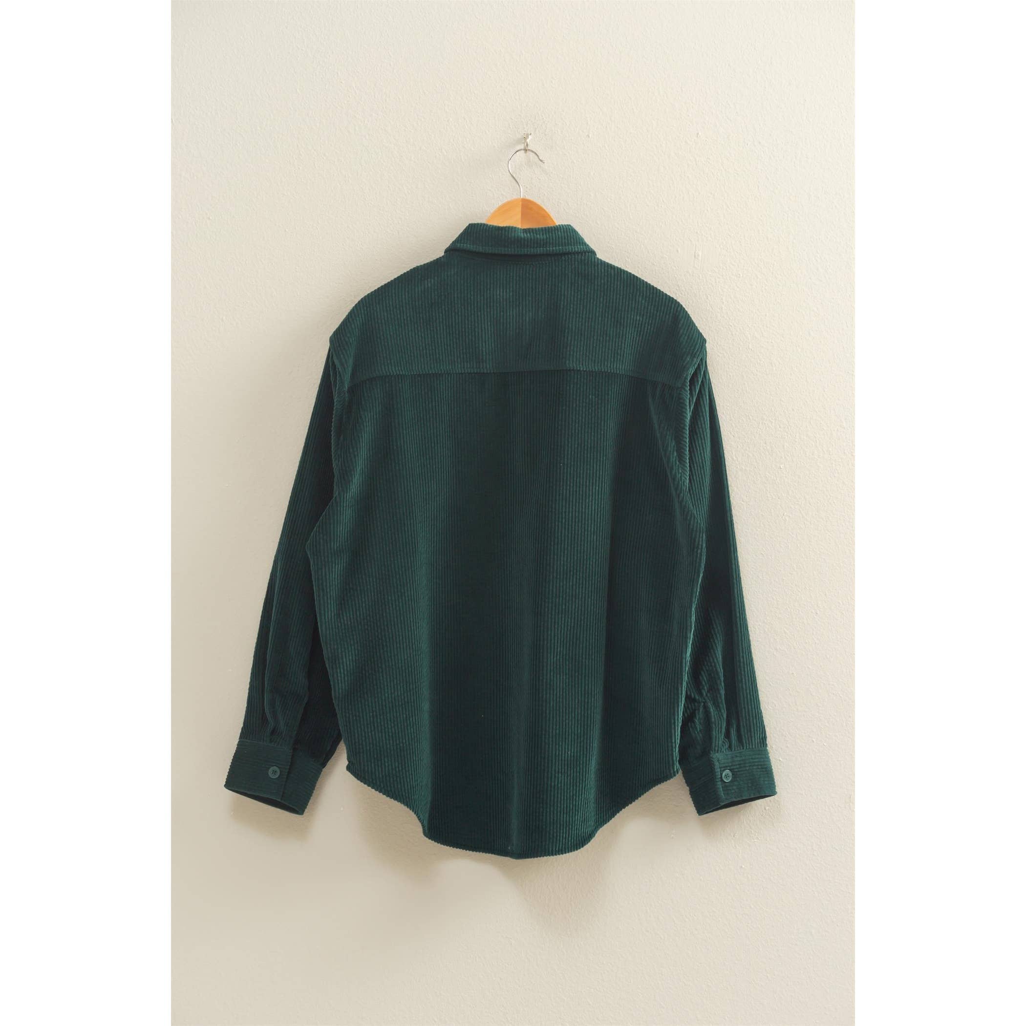 HYFVE - Wholesale Button Down Shirt - Women's - Relaxed-fit Contemporary Corduroy Shirt19