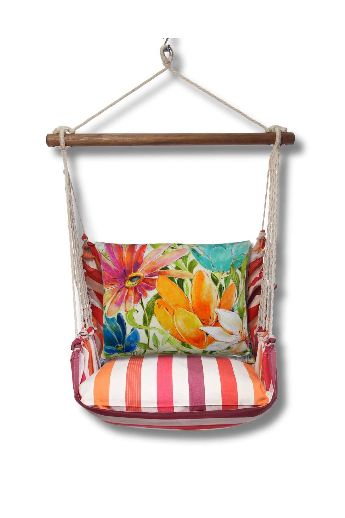 Magnolia Casual - Wholesale Swing Set - Hammock Swing 4-Piece Set indoor / outdoor - Cristina Stripe13