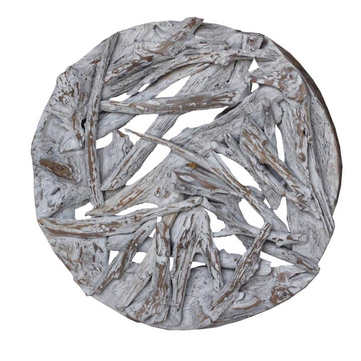 Branch Wall Art – Handcrafted Solid Teak Root for wholesale by Heft Home