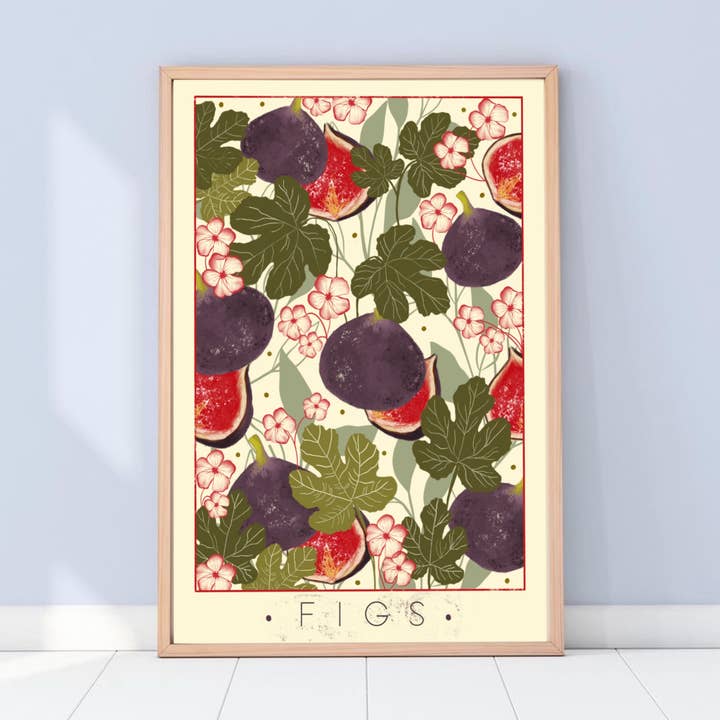 Fig Print Art for wholesale by Carole Hillman