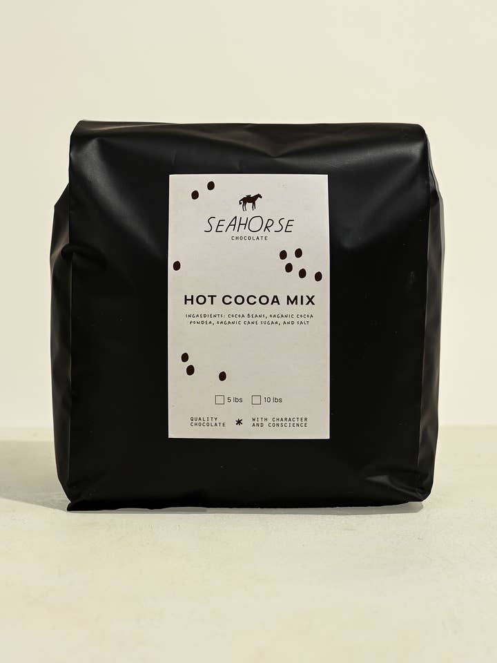 Mélange de chocolat chaud en vrac pour la vente par Seahorse Chocolate