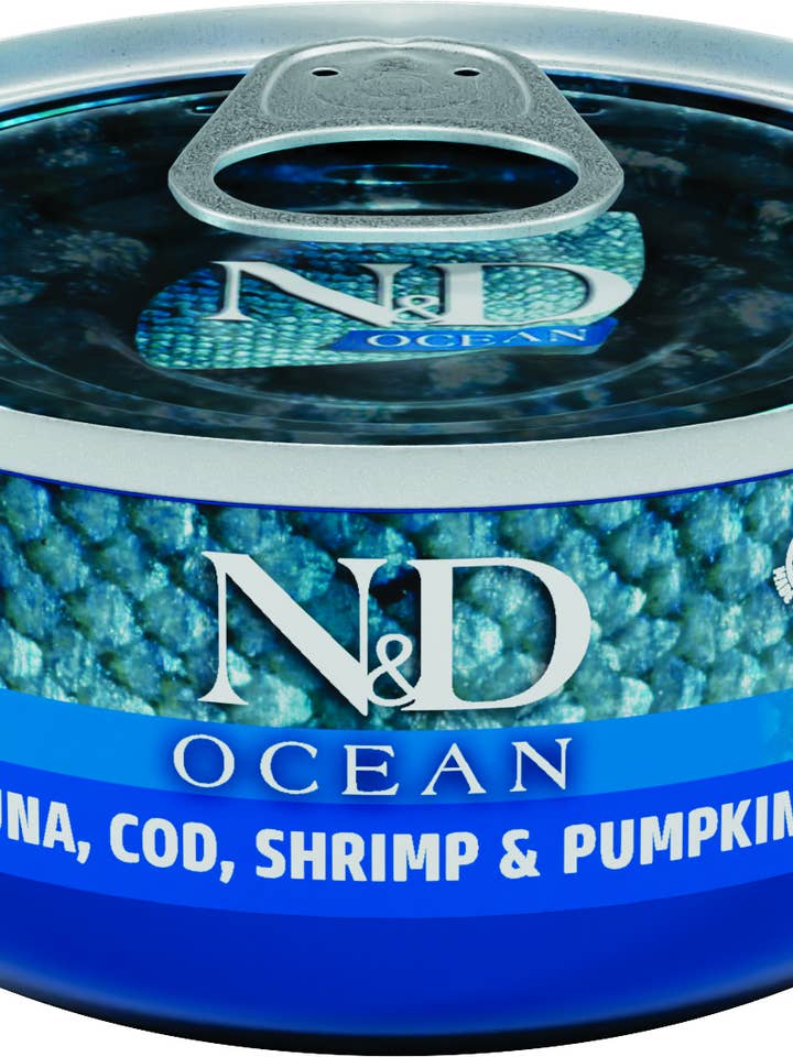 N&D Ocean Wet Cat Tuna with Cod 70 gr. for wholesale by Finest Petfoods