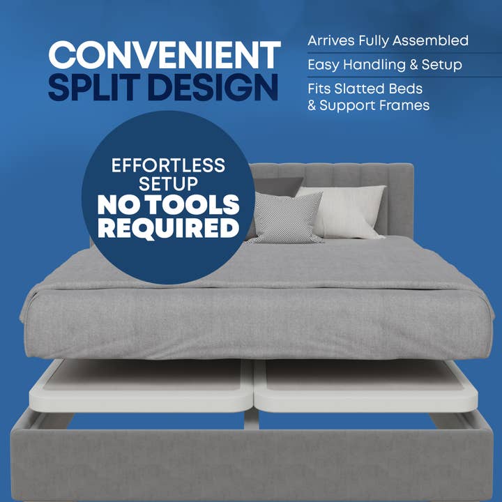 Greaton - Wholesale Bedroom furniture - 2" Fully Assembled Wood Box Spring/Foundation For Mattress8