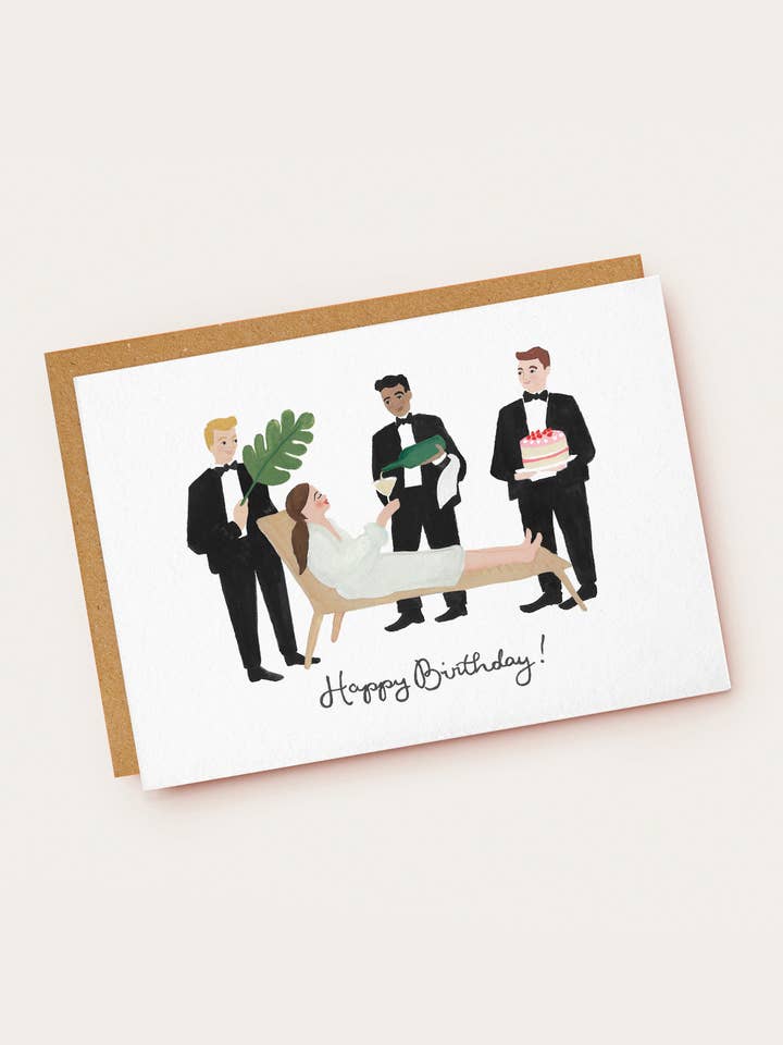 Spa Day födelsedagskort för wholesale av Jade Fisher