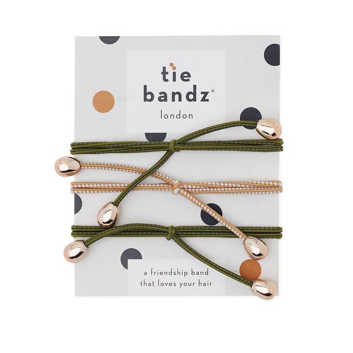 Cravatta per capelli Tiebandz Khakiz per la vendita all'ingrosso da parte di tiebandz