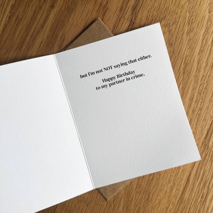 Stillbay Home Goods - Wholesale Birthday Card - Bury a Body | Birthday Card1